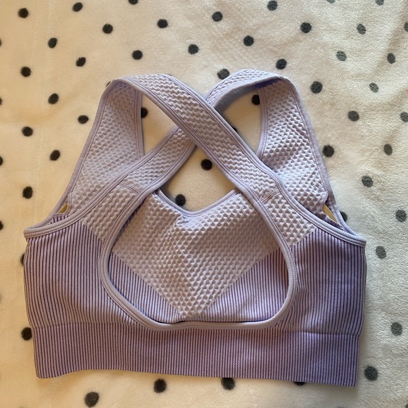 Lilac purple workout set size large. - Picture 2 of 7